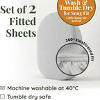 Aegean Organic Cotton Bassinet Sheets