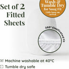 Aegean Organic Cotton Bassinet Sheets