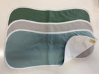 Bunnyjik cotton burp cloths 3-pack, Baby Mist set — soft Turkish cotton