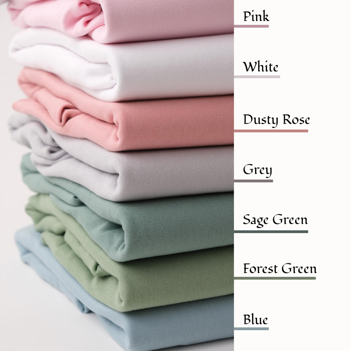 Bunnyjik organic cotton changing pad cover — GOTS-certified Aegean Turkish cotton