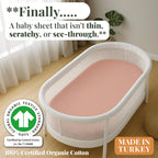 Aegean Organic Cotton Bassinet Sheets
